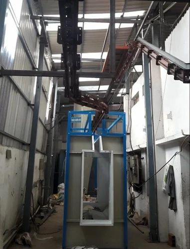 4 wheel Conveyorised Powder Coating Plant