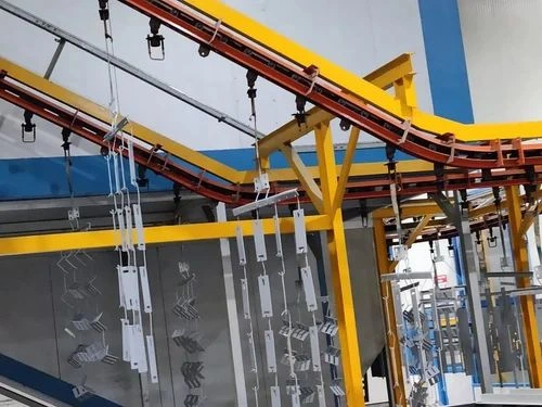 Vertical Conveyorised Powder Coating Plant