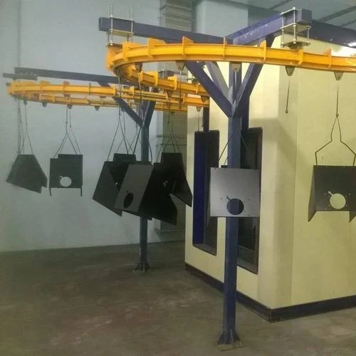 Overhead Conveyorised Powder Coating Plant