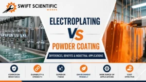 Read more about the article Electroplating vs Powder Coating: Differences, Benefits & Industrial Applications
