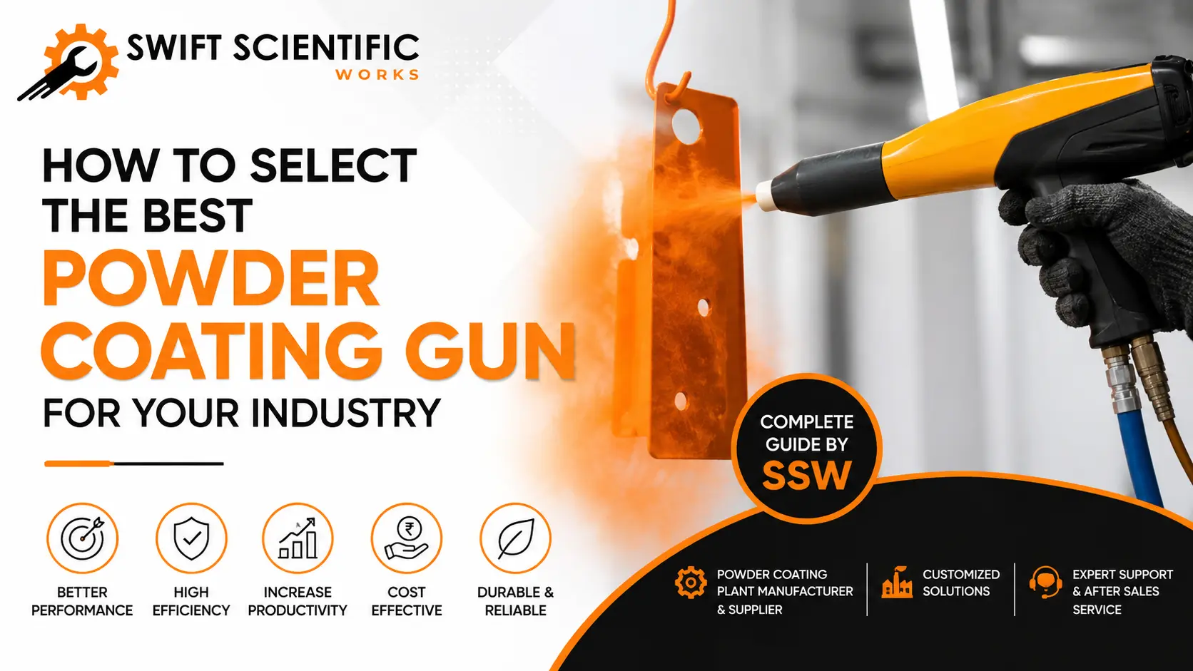You are currently viewing How to Select the Best Powder Coating Gun for Your Industry